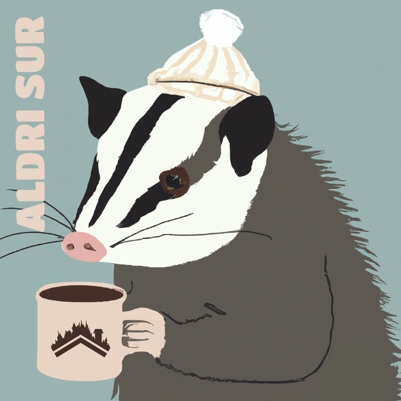 Possum Coffee Vinyl Sticker